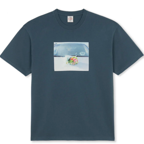 POLAR Tee | Dead Flowers (Grey Blue)