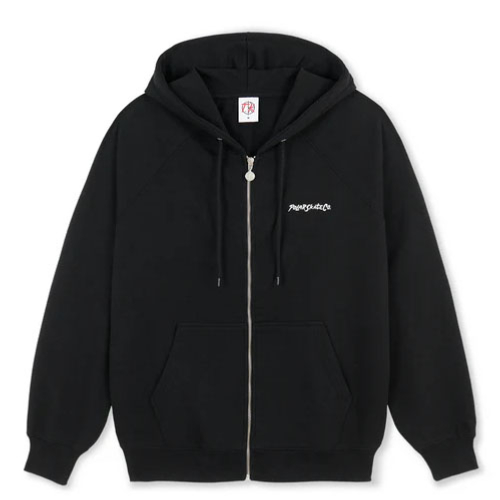 Polar skate co Default Zip Hoodie | 12 Faces (Black) - L